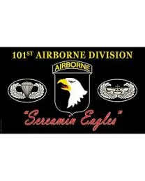 101st Airborne "Screaming Eagles" Flag