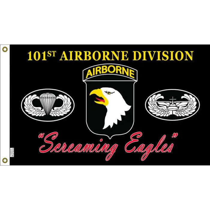 101st Airborne "Screaming Eagles" Flag