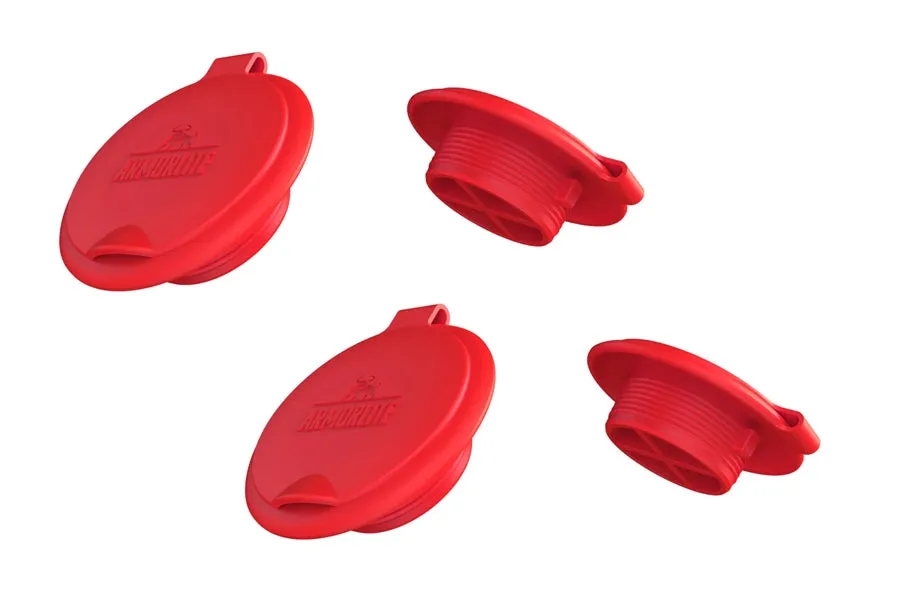 2021  Ford Bronco ArmorLite Drain Plug Set, Red - 4pcs