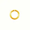 300 Jump rings metal gold 3.5mm (1)