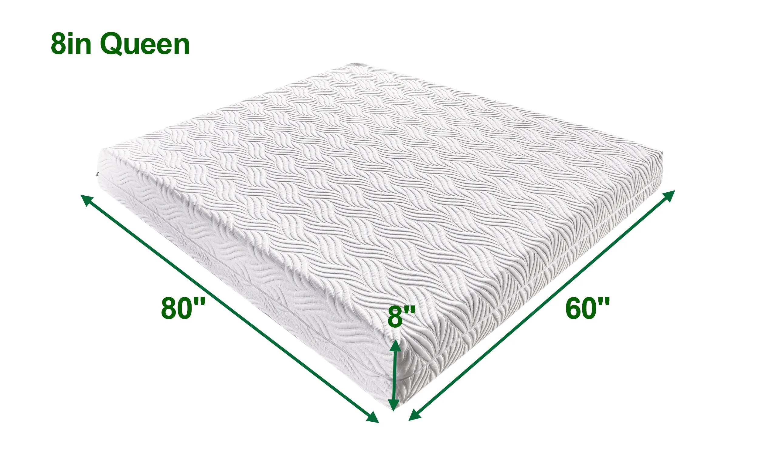 8 Inch Memory Foam Mattress,Queen Foam Mattress with CertiPUR-US Certified