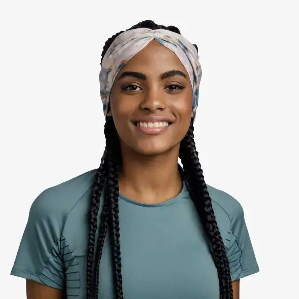 All Gender CoolNet® UV Ellipse Headband - Rose Kivu