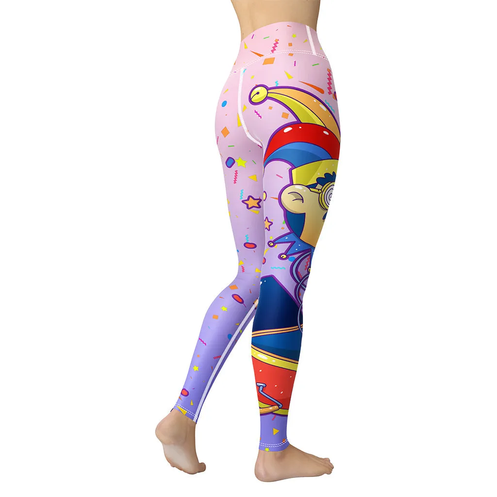 April Fool's Day Yoga Leggings