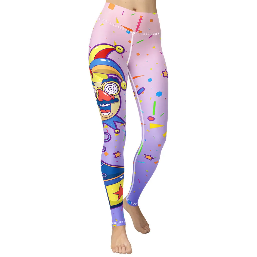 April Fool's Day Yoga Leggings