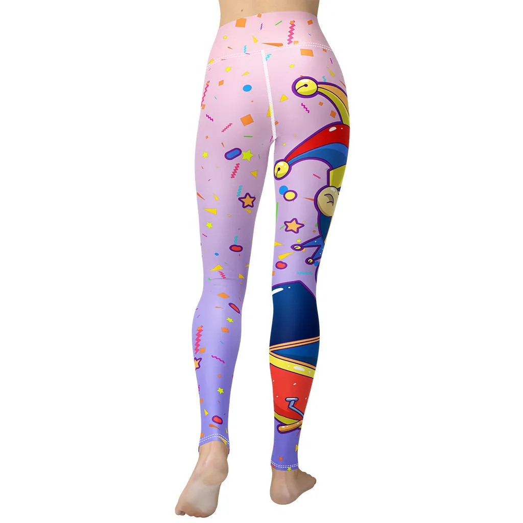 April Fool's Day Yoga Leggings