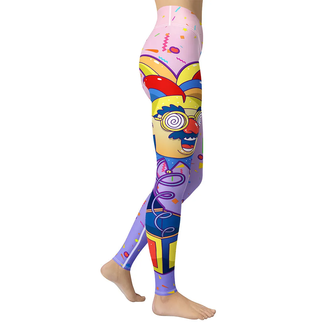 April Fool's Day Yoga Leggings