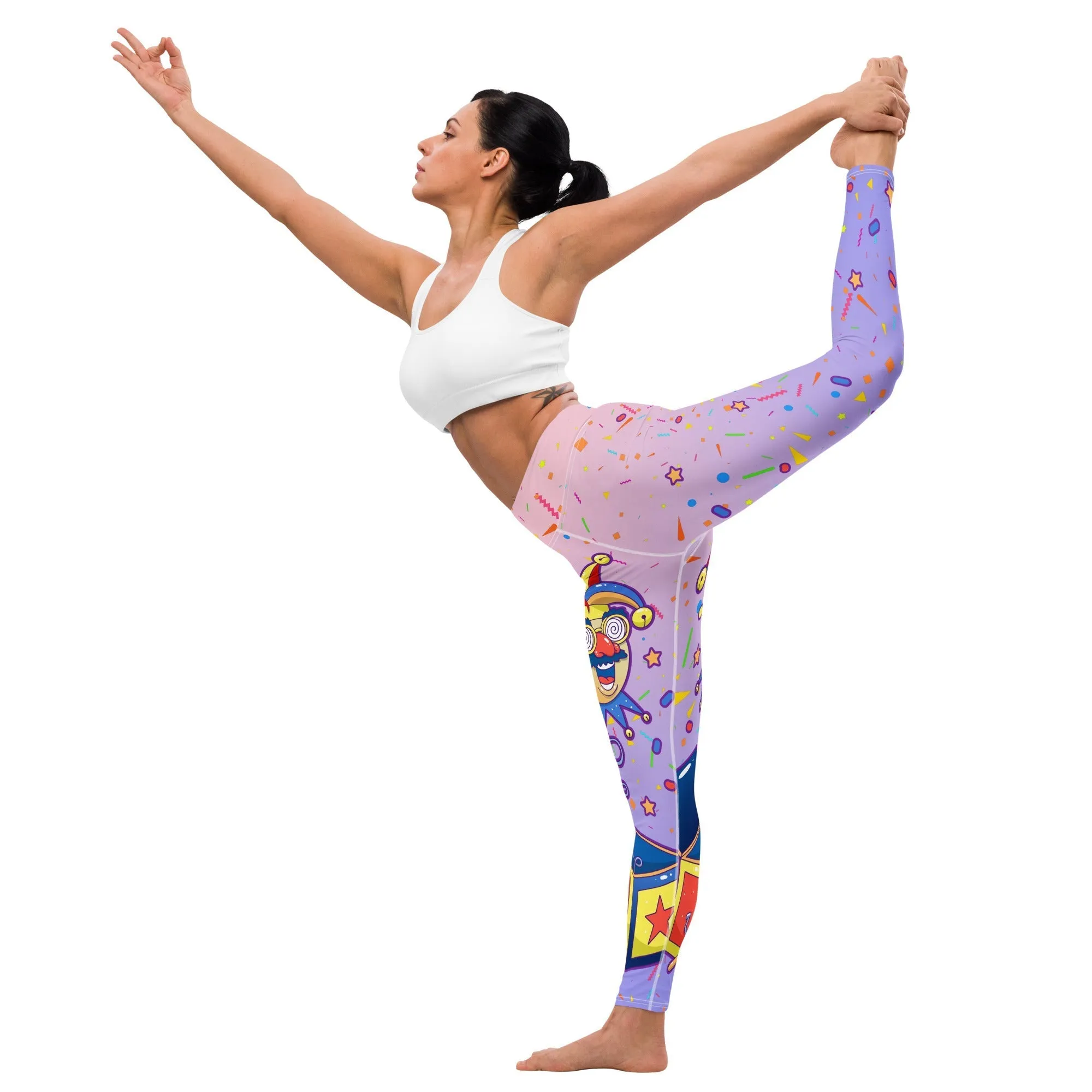 April Fool's Day Yoga Leggings