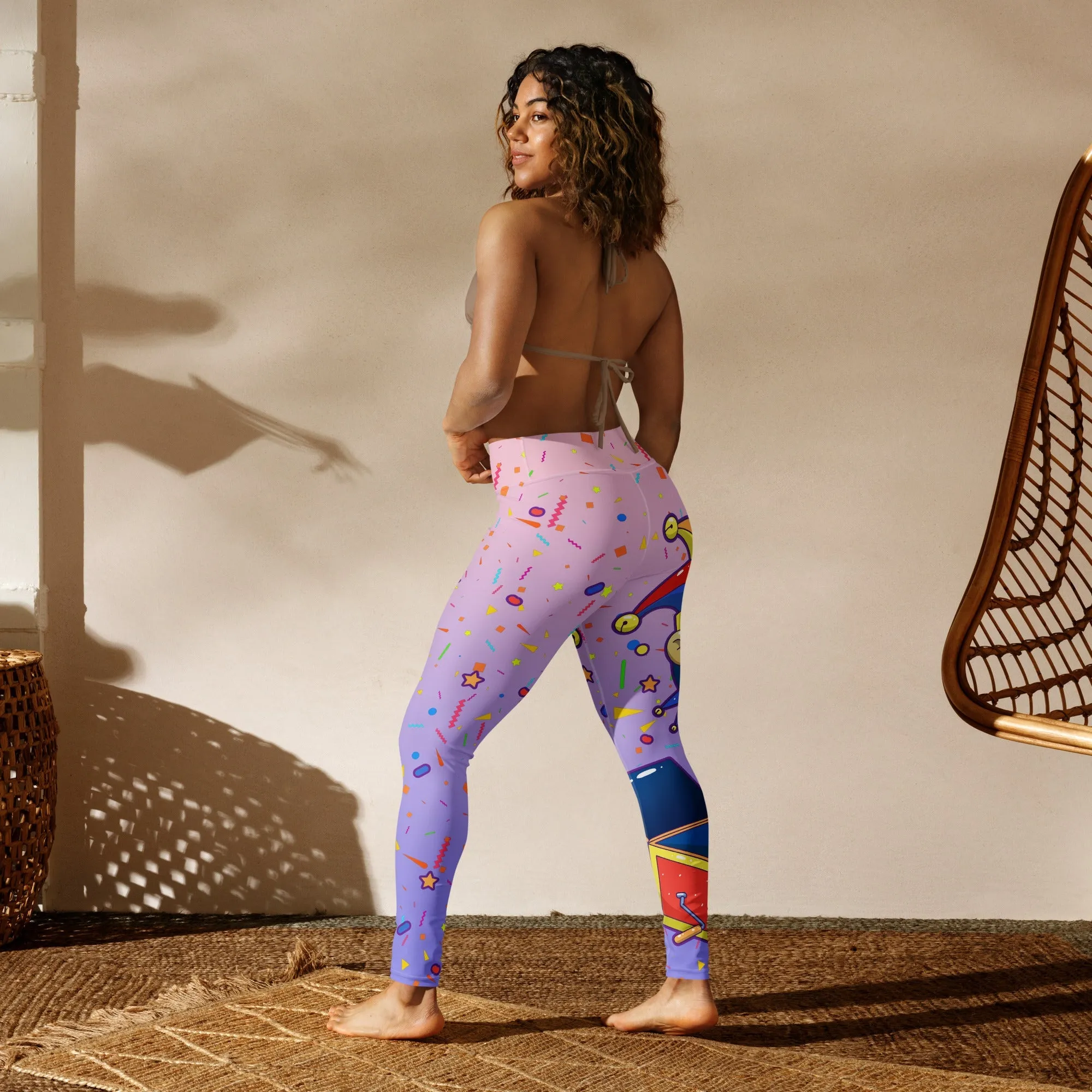 April Fool's Day Yoga Leggings