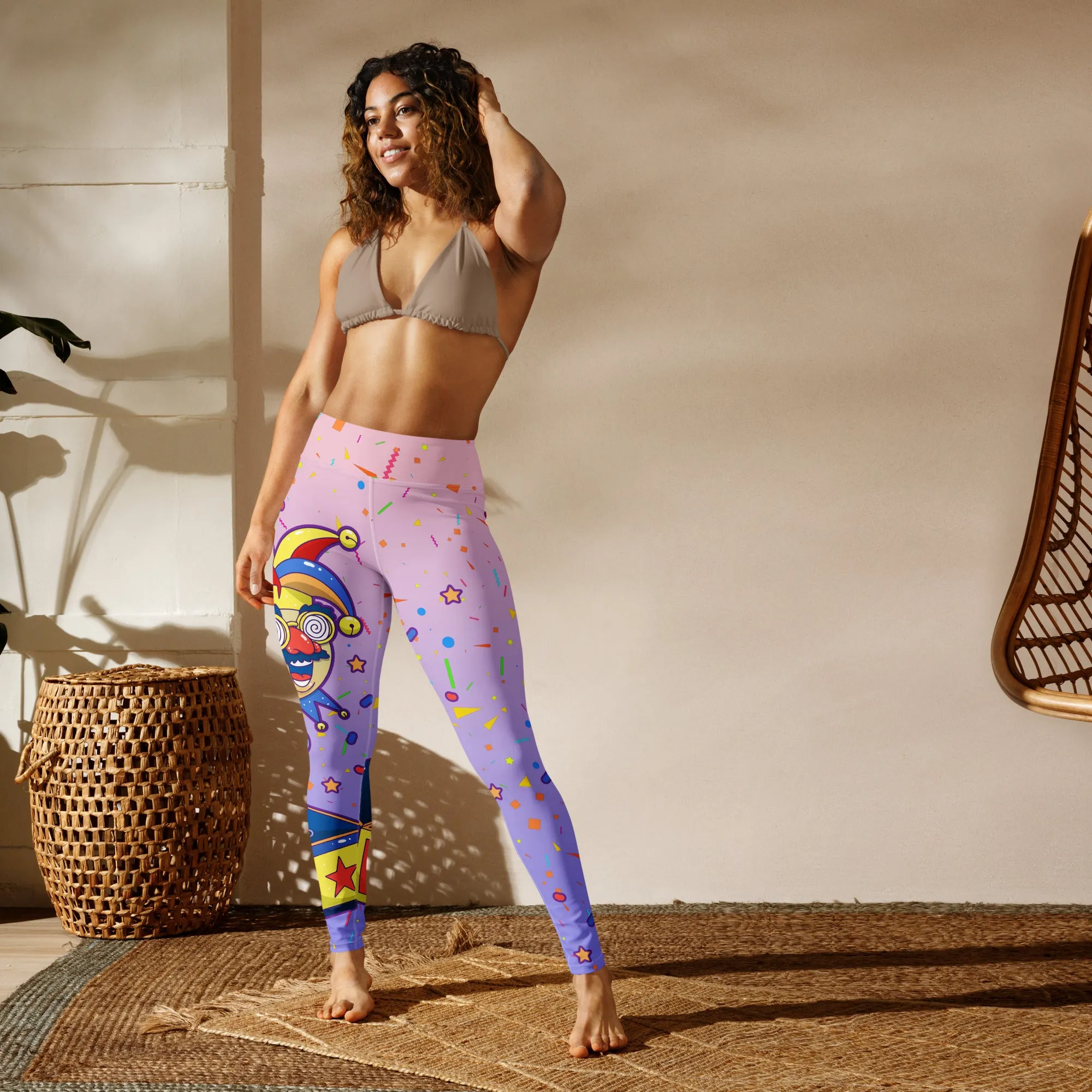 April Fool's Day Yoga Leggings