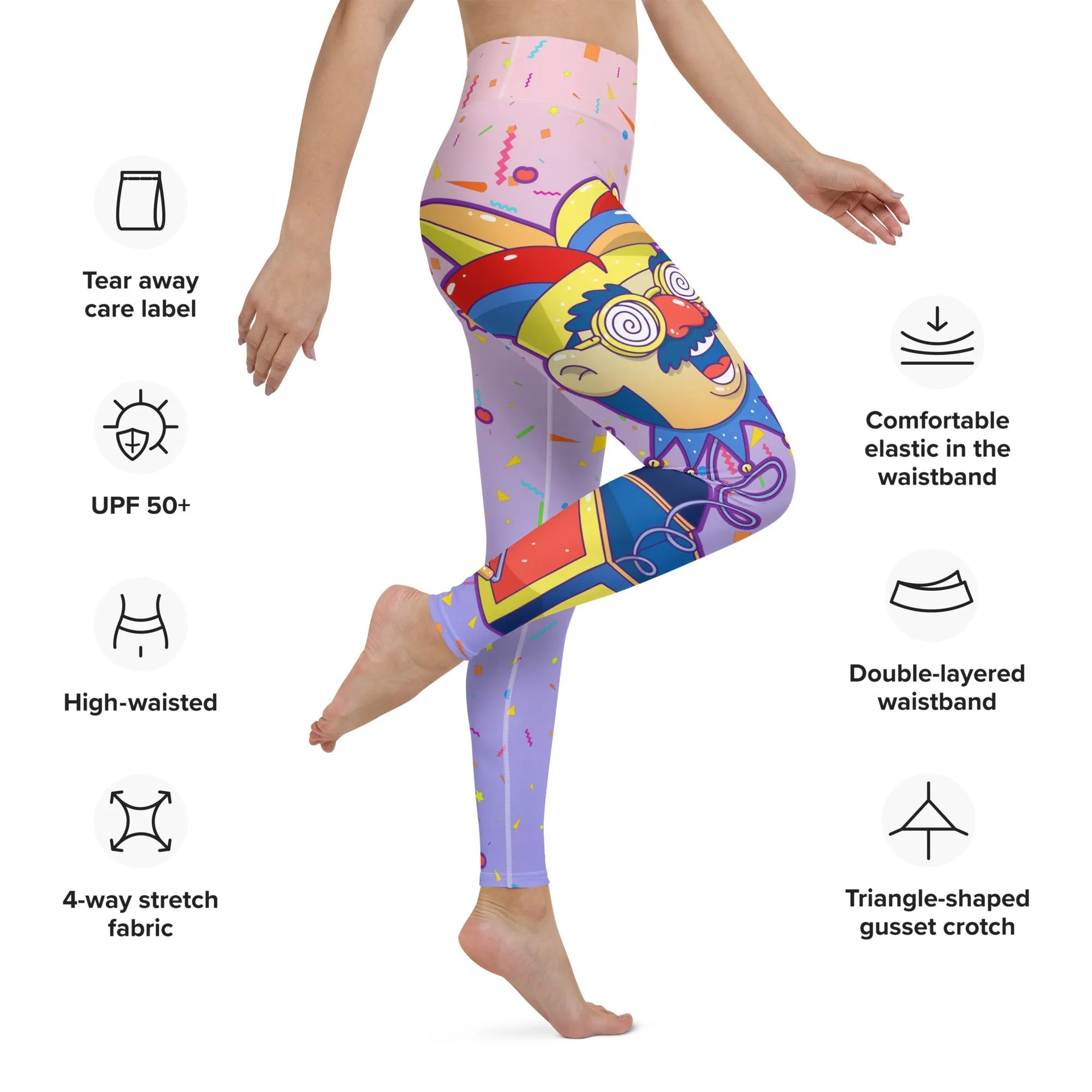 April Fool's Day Yoga Leggings