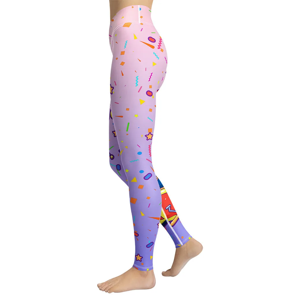 April Fool's Day Yoga Leggings