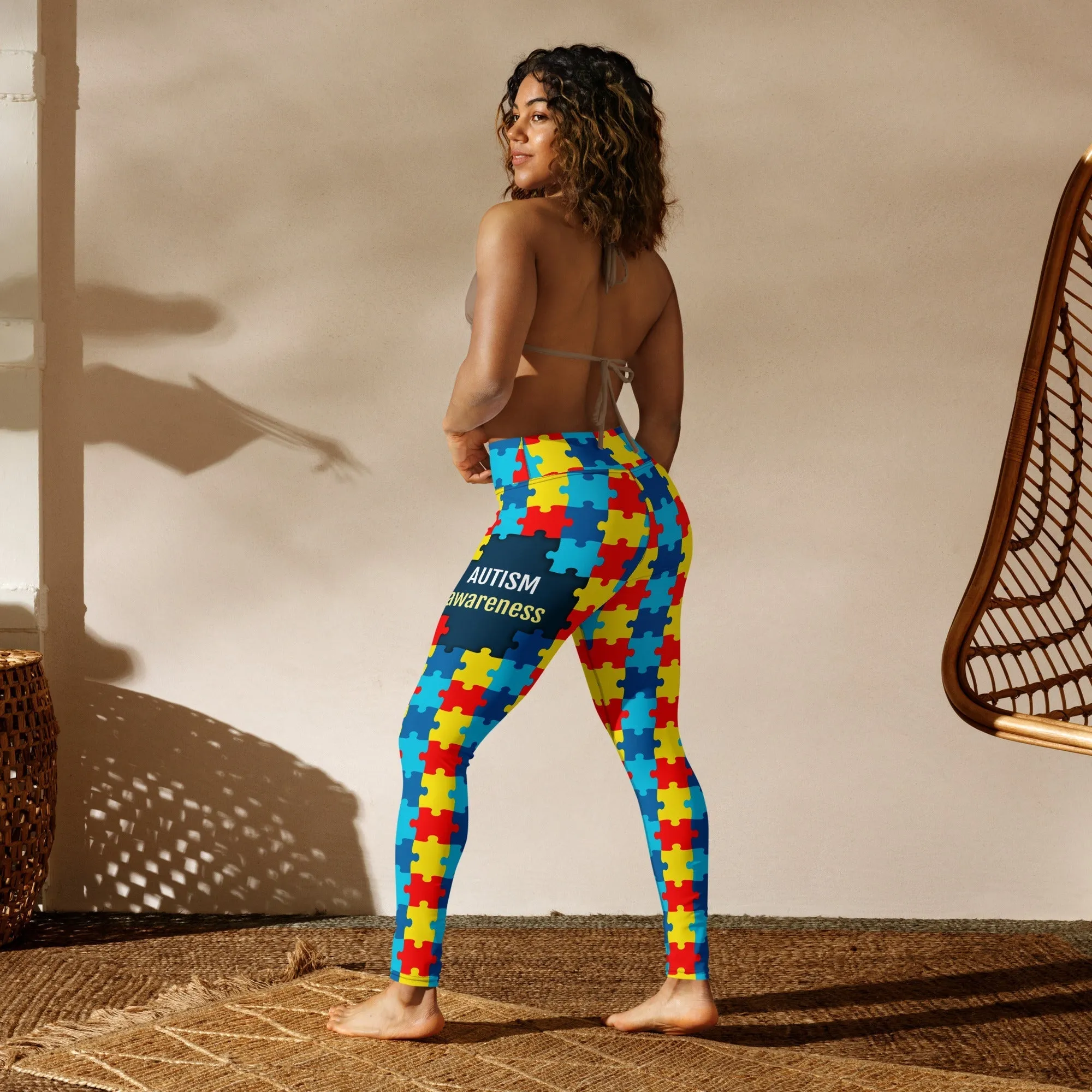 Autism Awareness Yoga Leggings