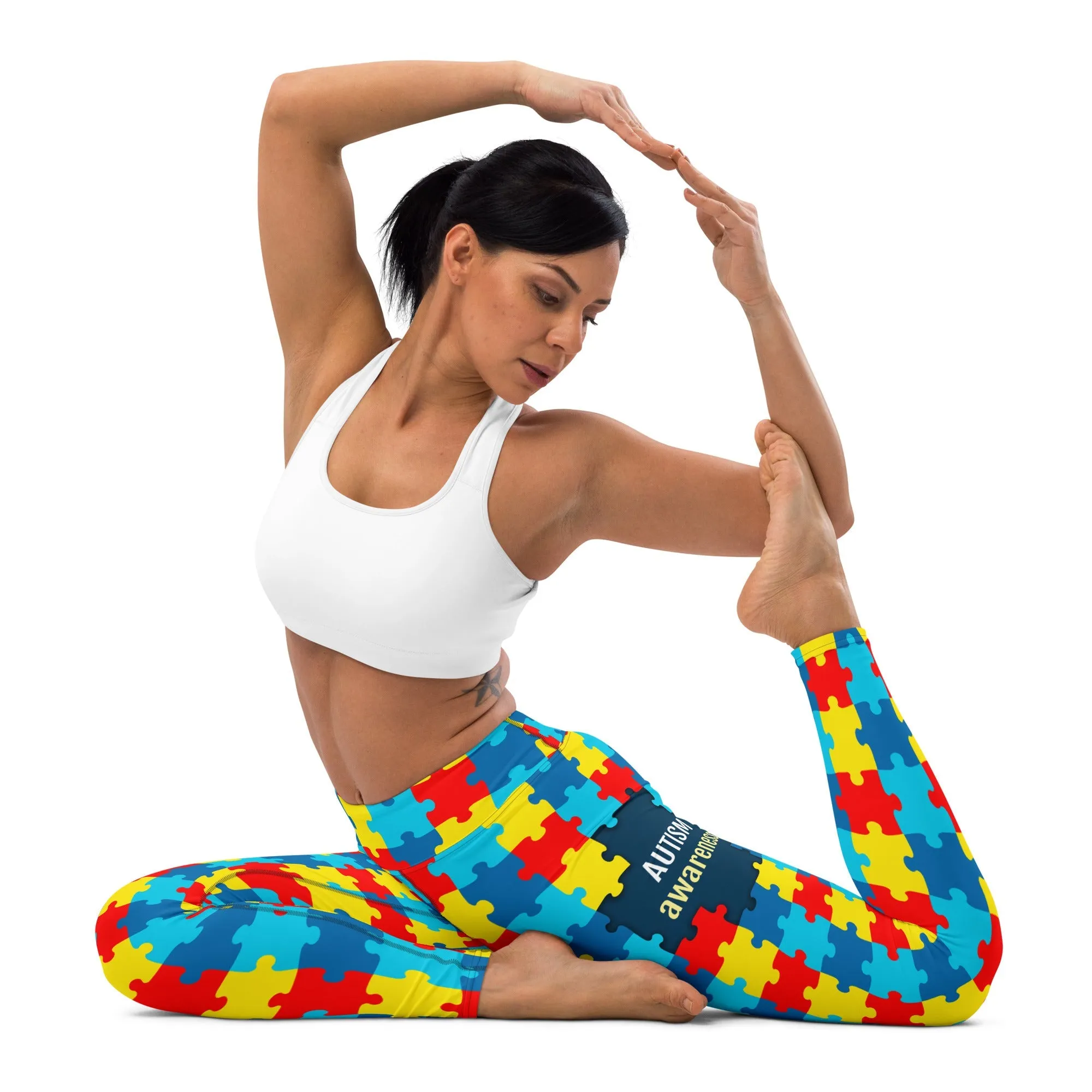 Autism Awareness Yoga Leggings