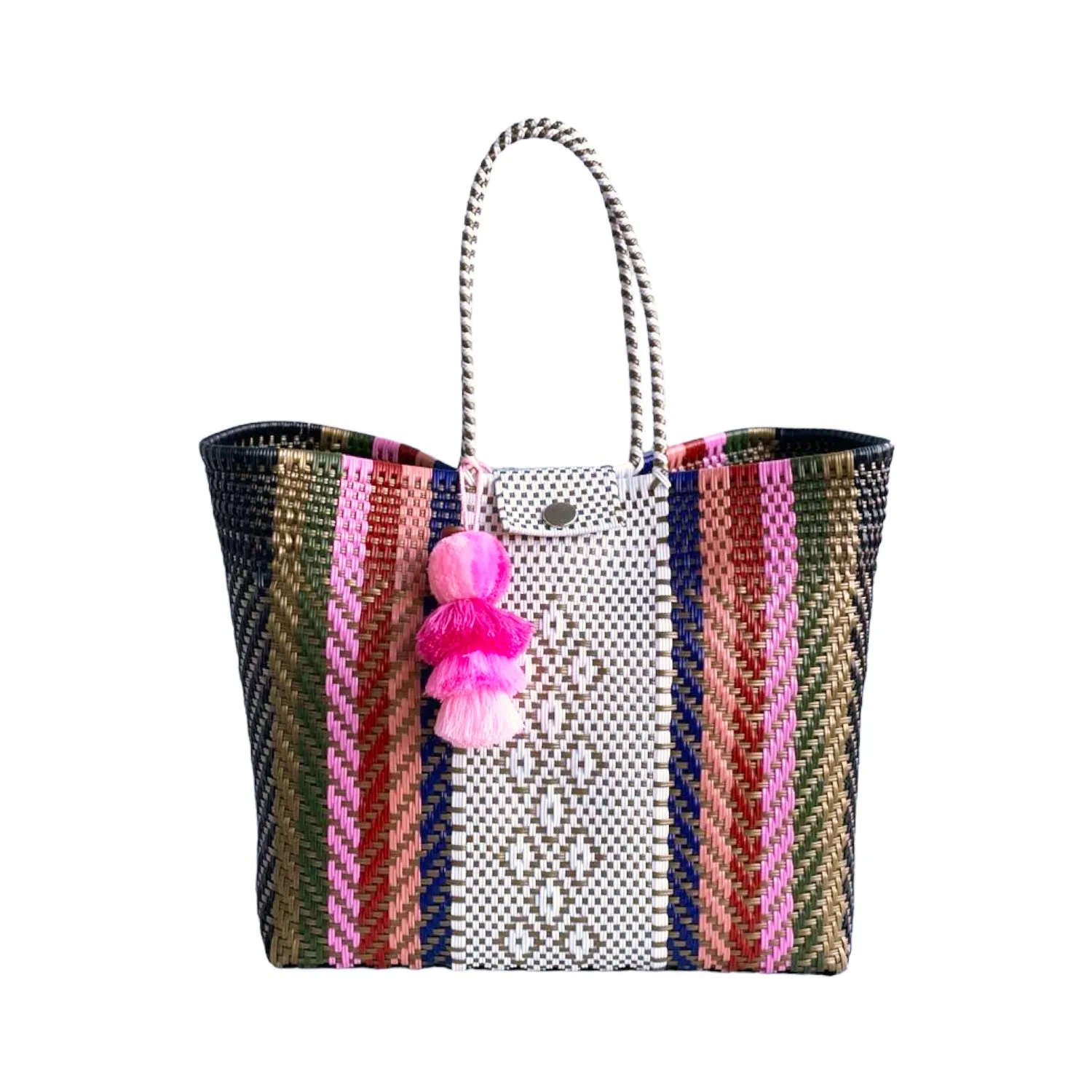 Autumn Rainbow Citron Tote