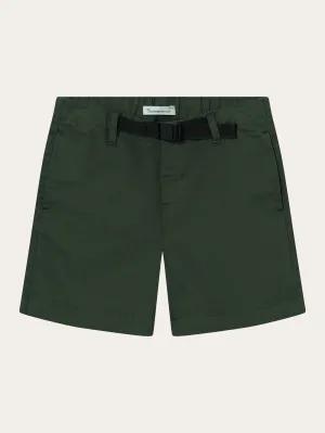 Baggy twill shorts belt details - Forrest Night