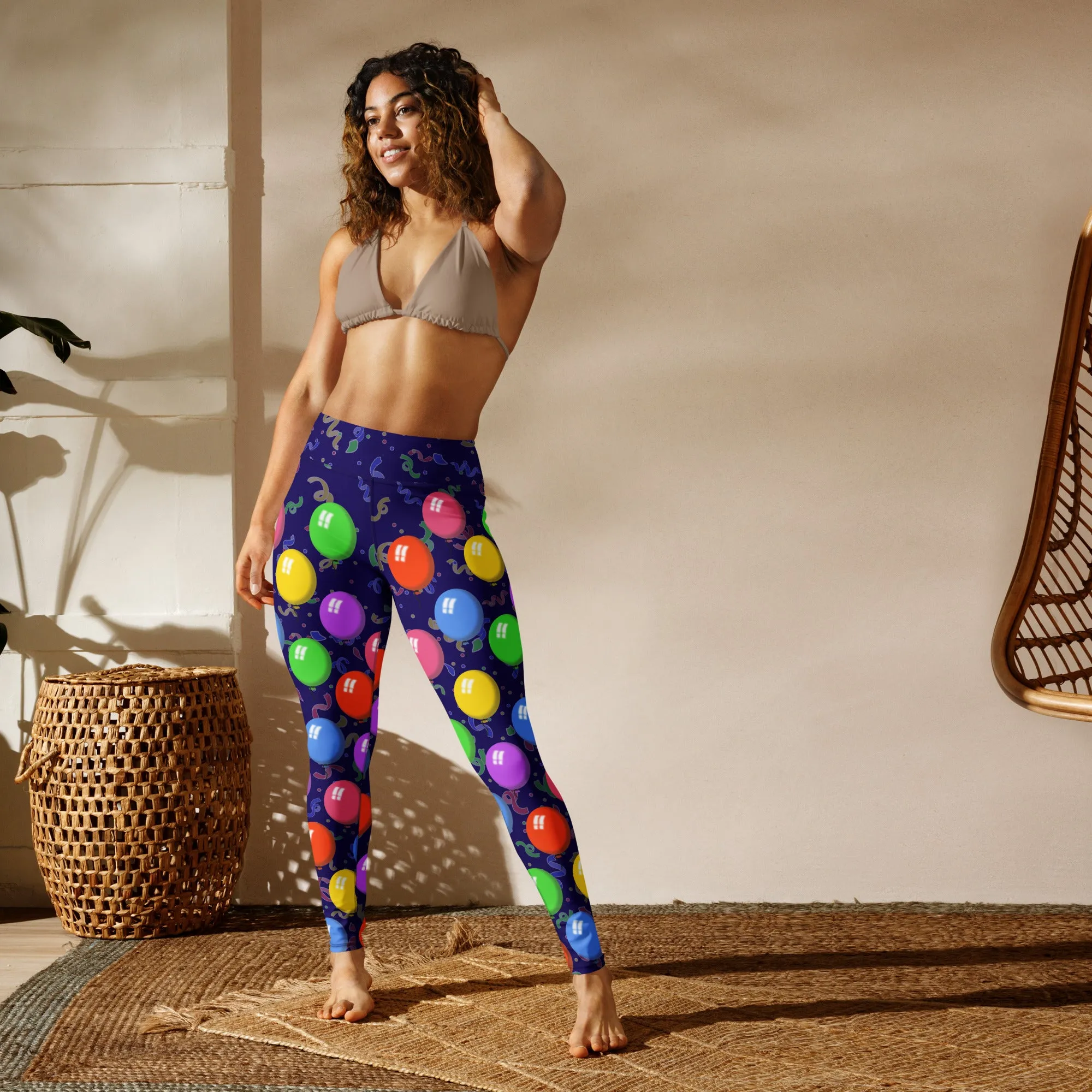 Balloons Yoga Leggings