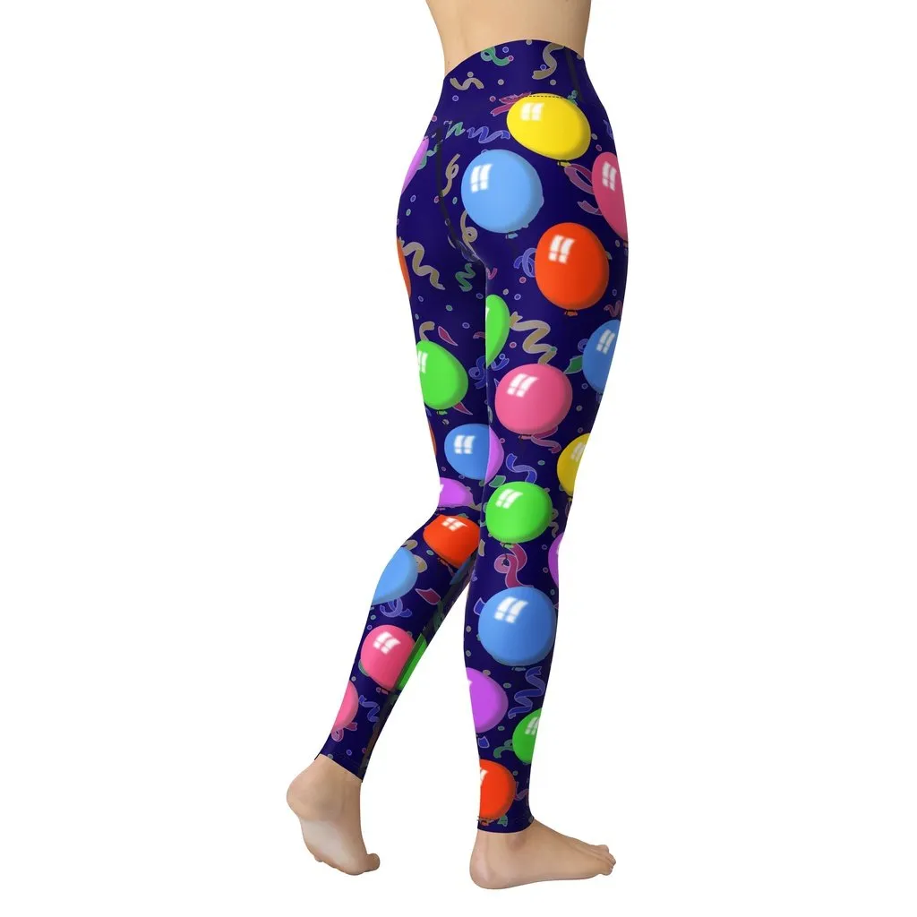 Balloons Yoga Leggings