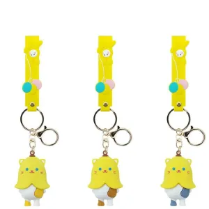 Banana  Theme with Cat Keychain .