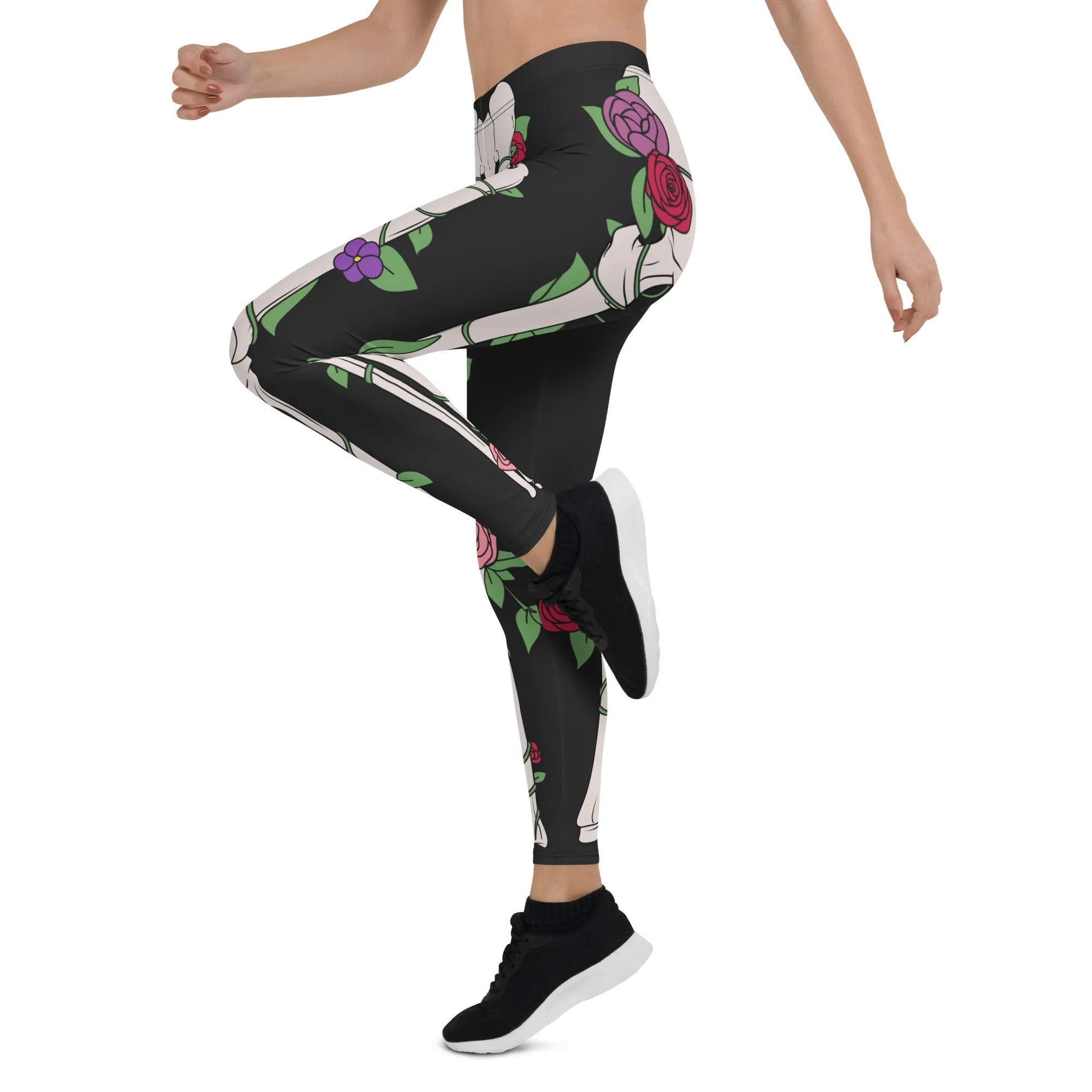 Blooming Skeleton Leggings