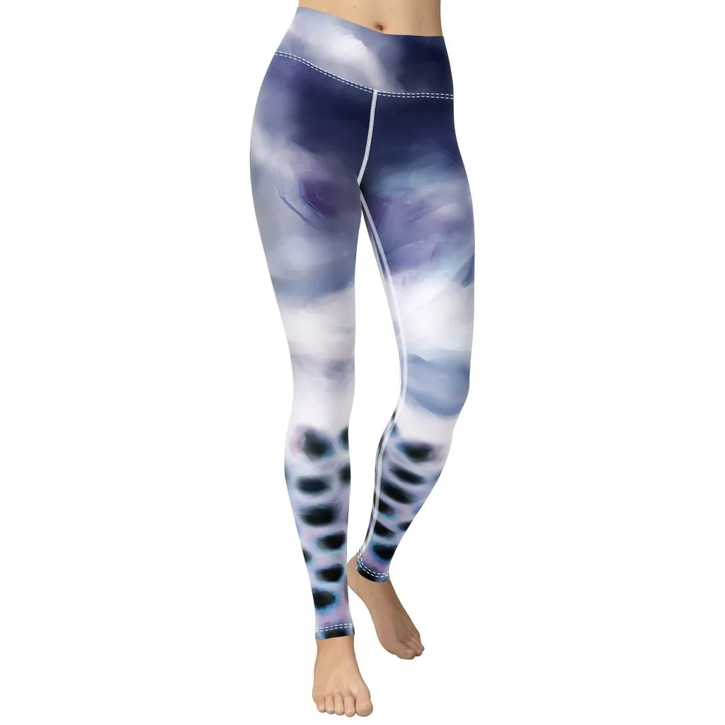 Boba Tea Print Yoga Leggings