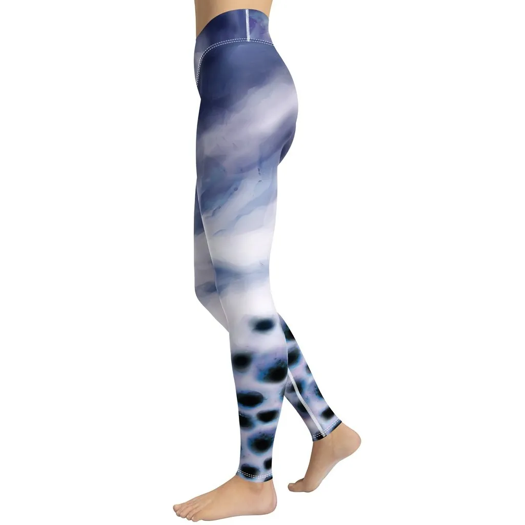 Boba Tea Print Yoga Leggings