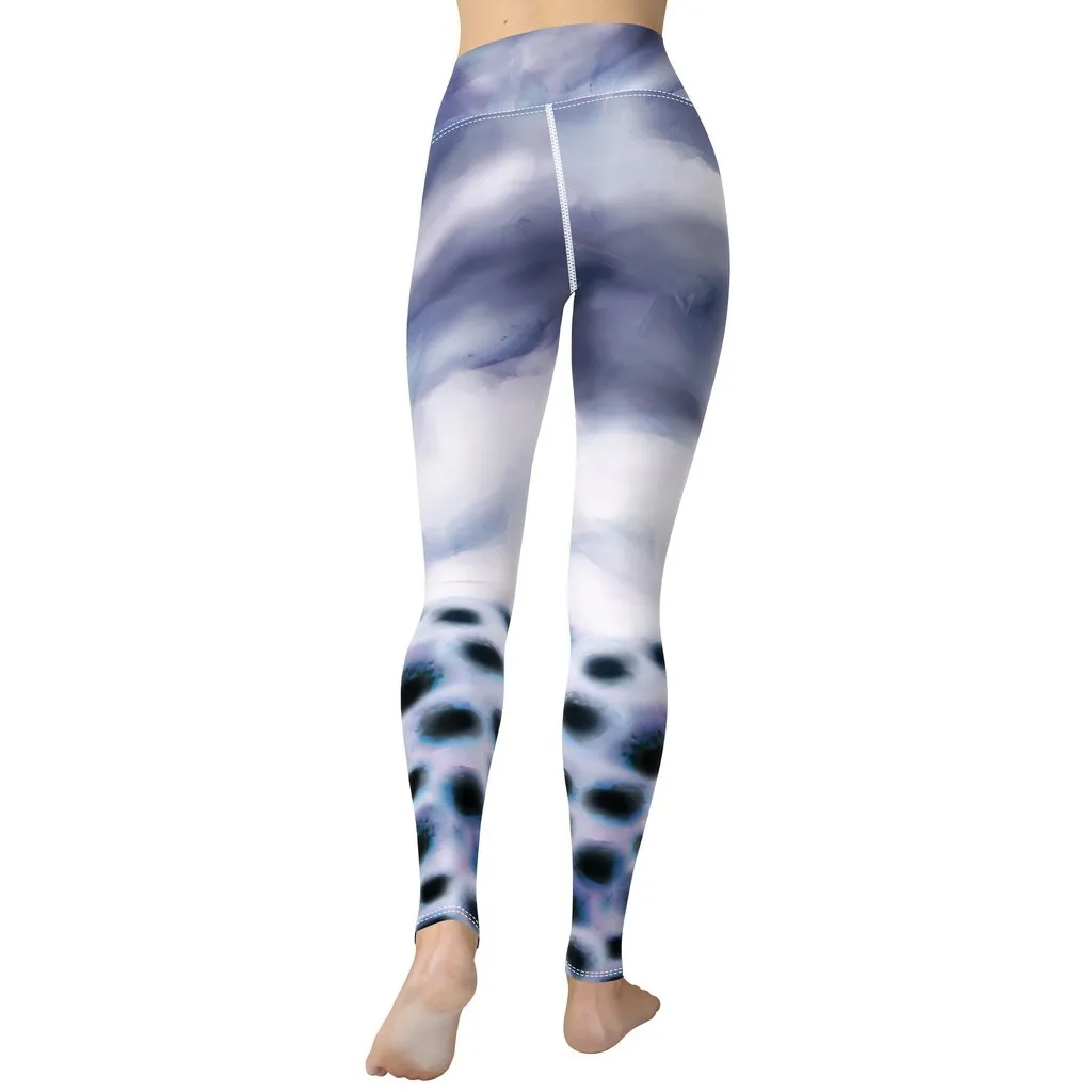 Boba Tea Print Yoga Leggings