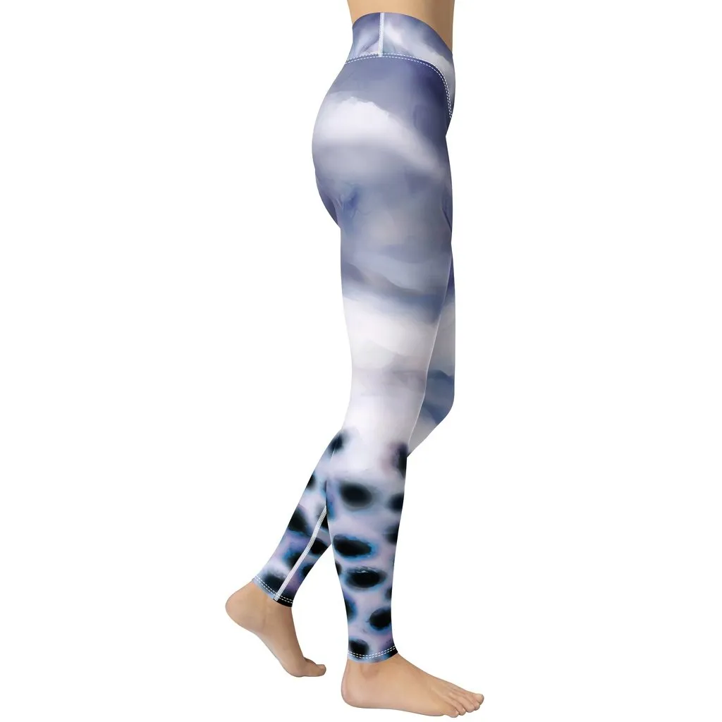 Boba Tea Print Yoga Leggings