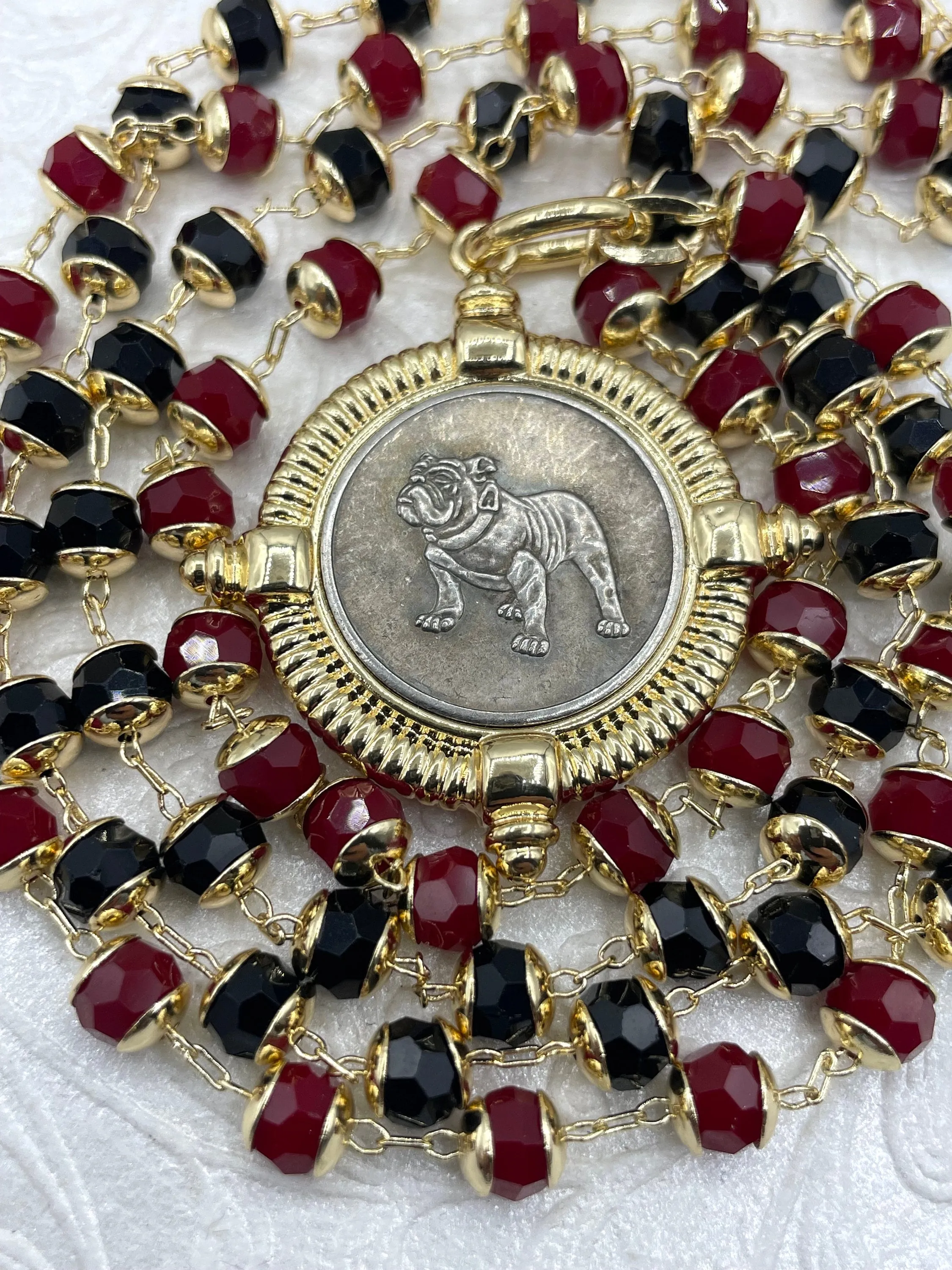 Bulldogs coin, Bulldog Pendant, Bulldog Necklace, Game Day Glam,Collegiate, Coins, Dawgs, Go Dawgs, Georgia Bulldogs 5 bezel colors Fast Ship