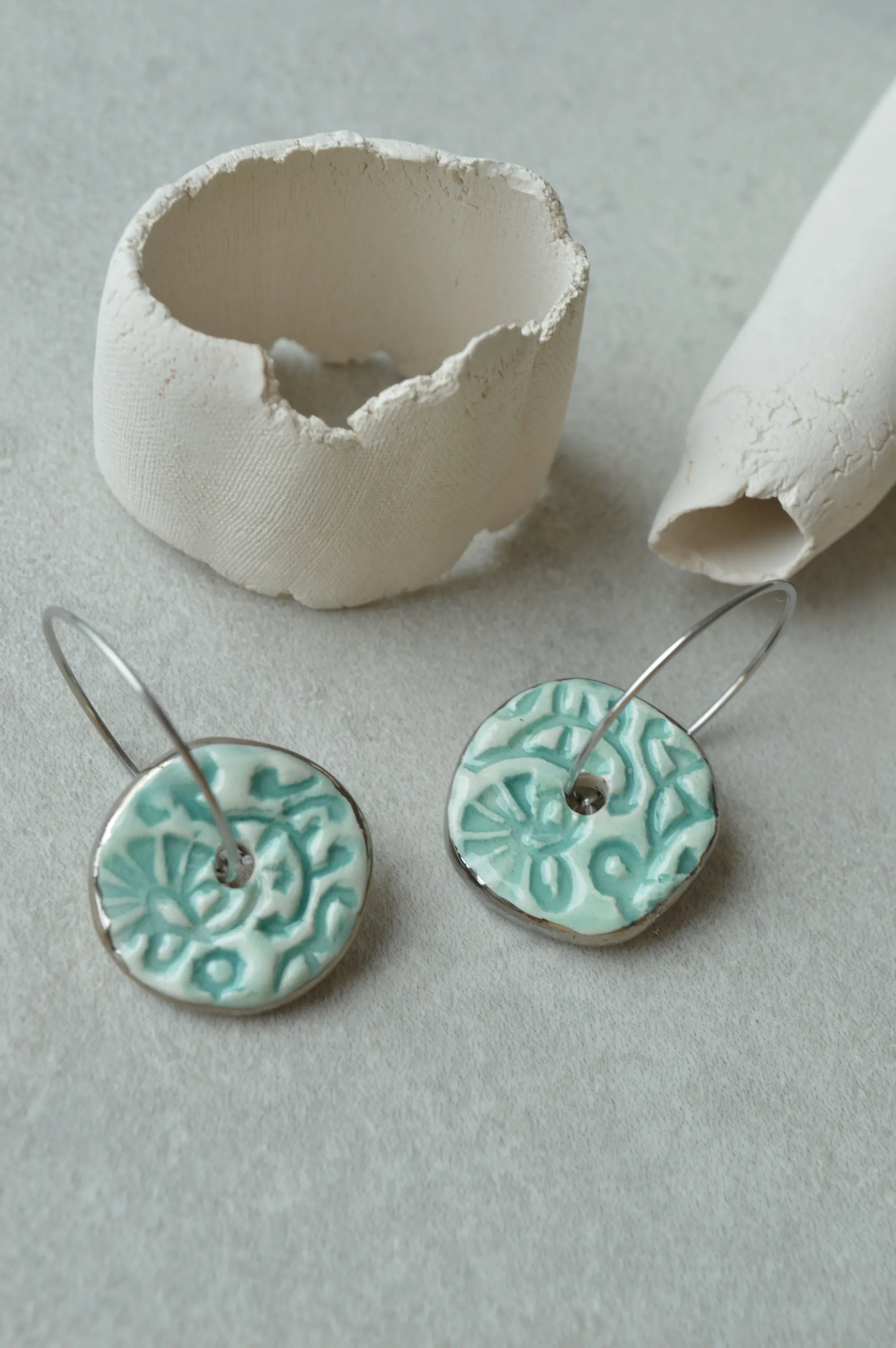 Ceramic Earrings No. 40