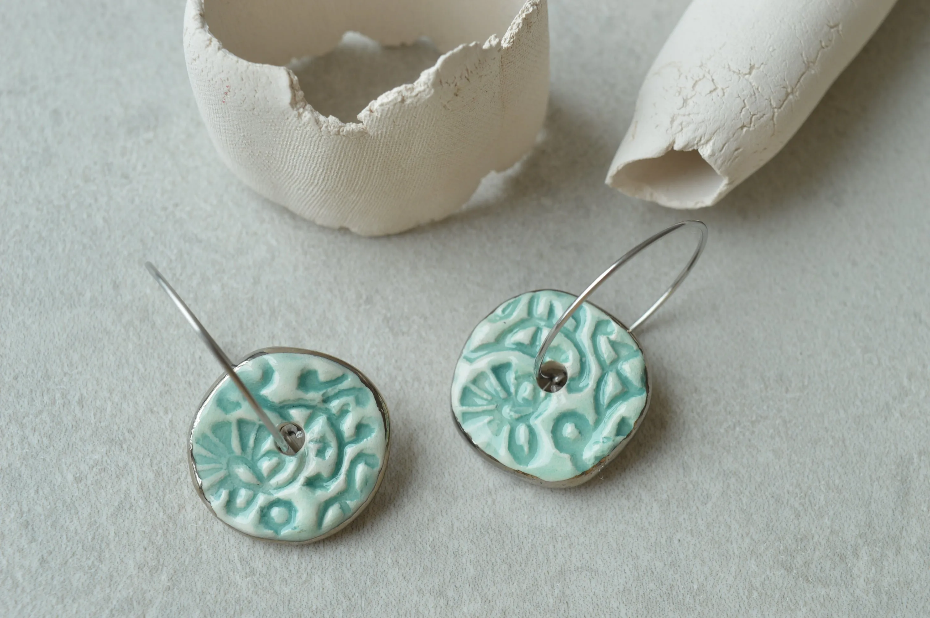 Ceramic Earrings No. 40