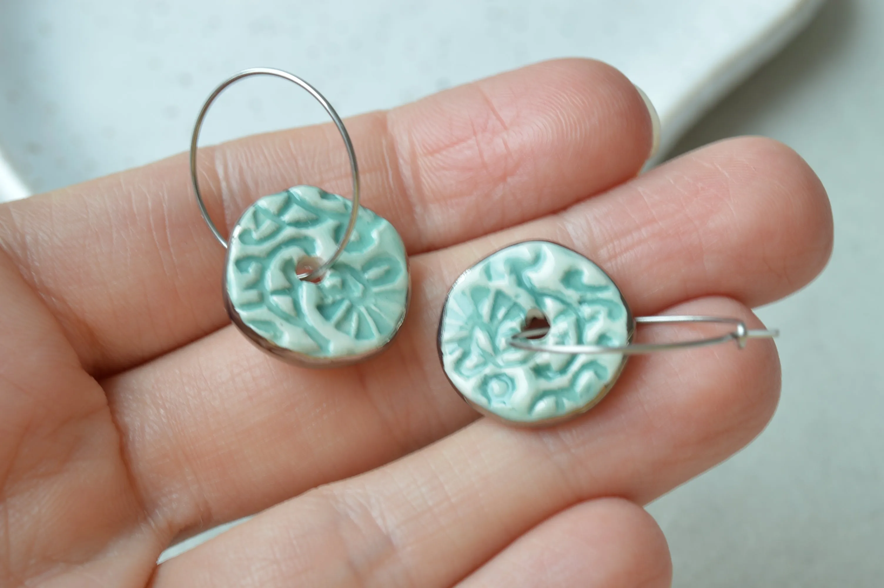 Ceramic Earrings No. 40