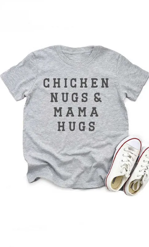 Chicken Nugs and Mama Hugs Kids Graphic Tee