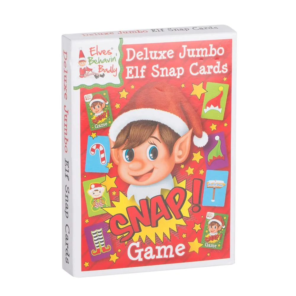 Christmas Deluxe Jumbo Elf Snap Cards Game