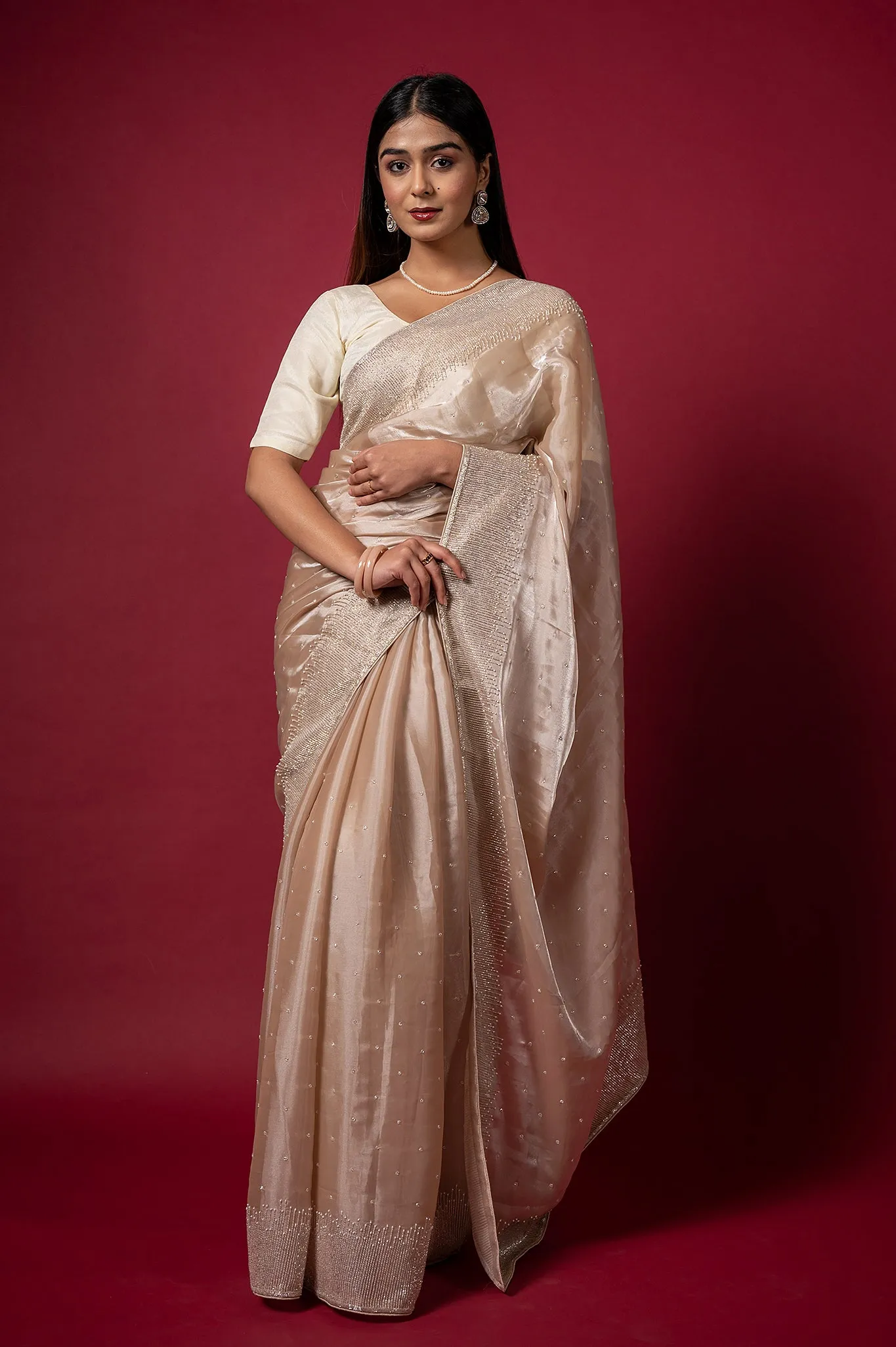 Cocktail Vanilla Bean Saree