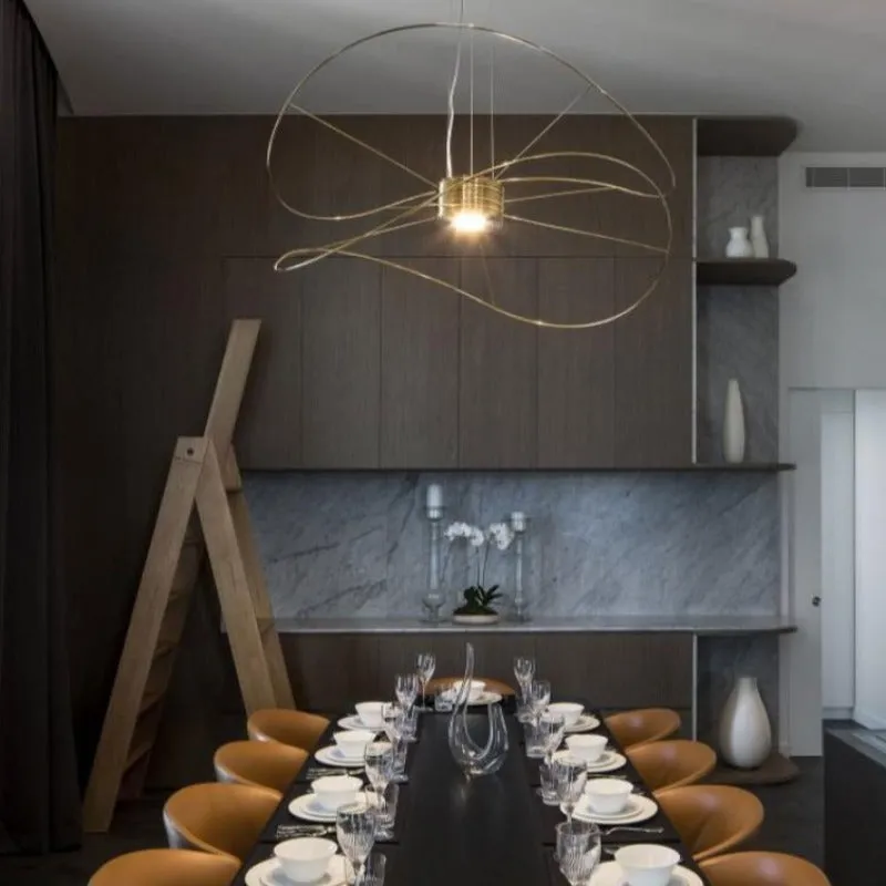 Contemporary Hoops Pendant Light | Assorted Sizes & Finishes