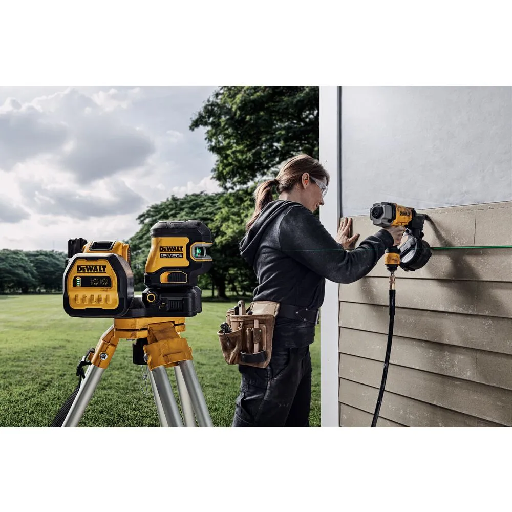 DeWALT DCLE34520G 20V MAX 5 Spot Green Line Laser Kit w/ Battery