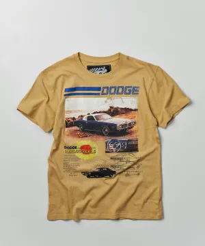 Dodge Retro Short Sleeve Tee - Khaki