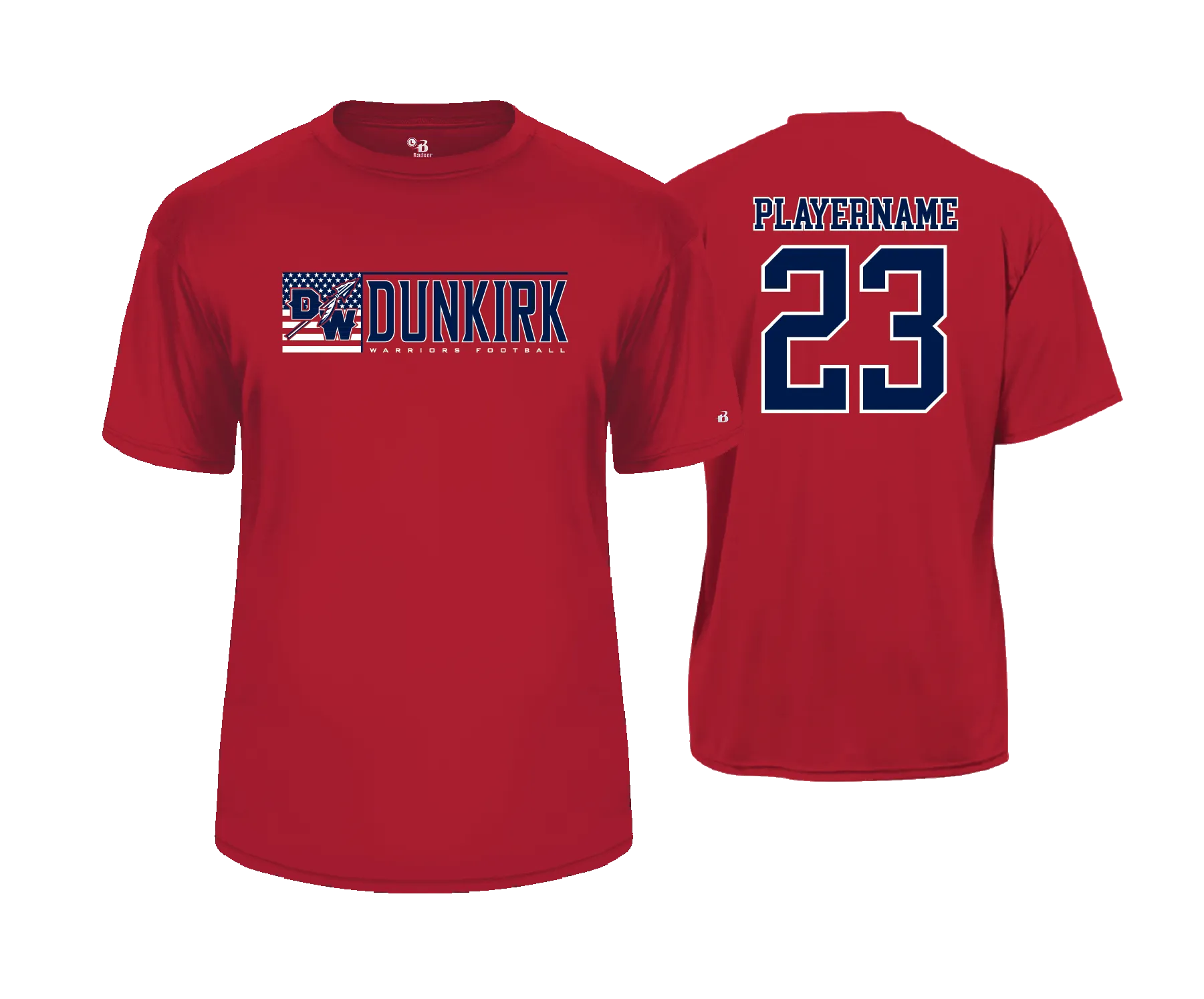 Dunkirk Warriors - SS Performance Tees