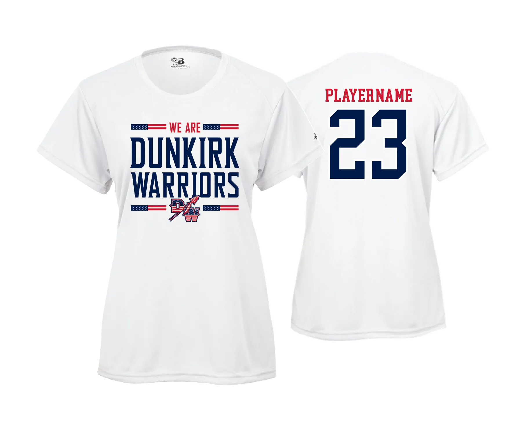 Dunkirk Warriors - Women's SS Performance Tees