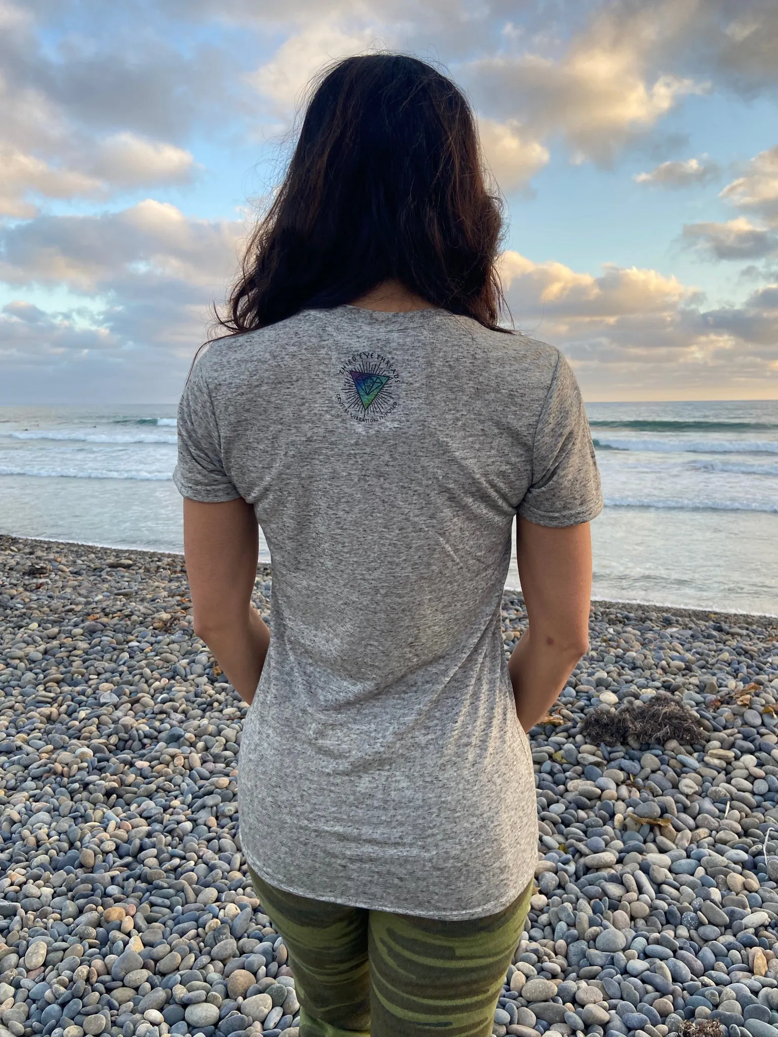 Entheogenic "Magic" Mushrooms on Linen Tee