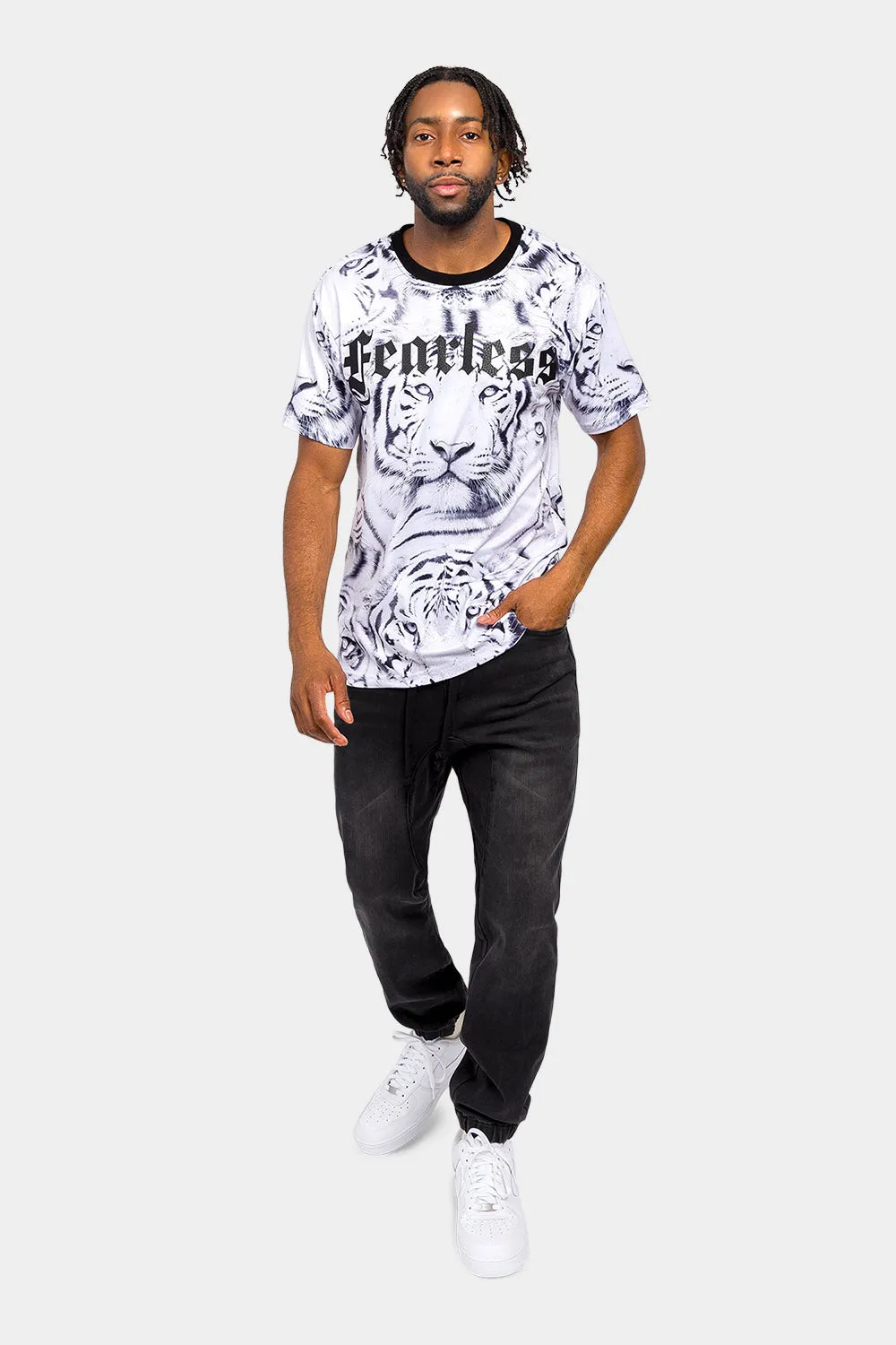 Fearless White Tiger T-Shirt