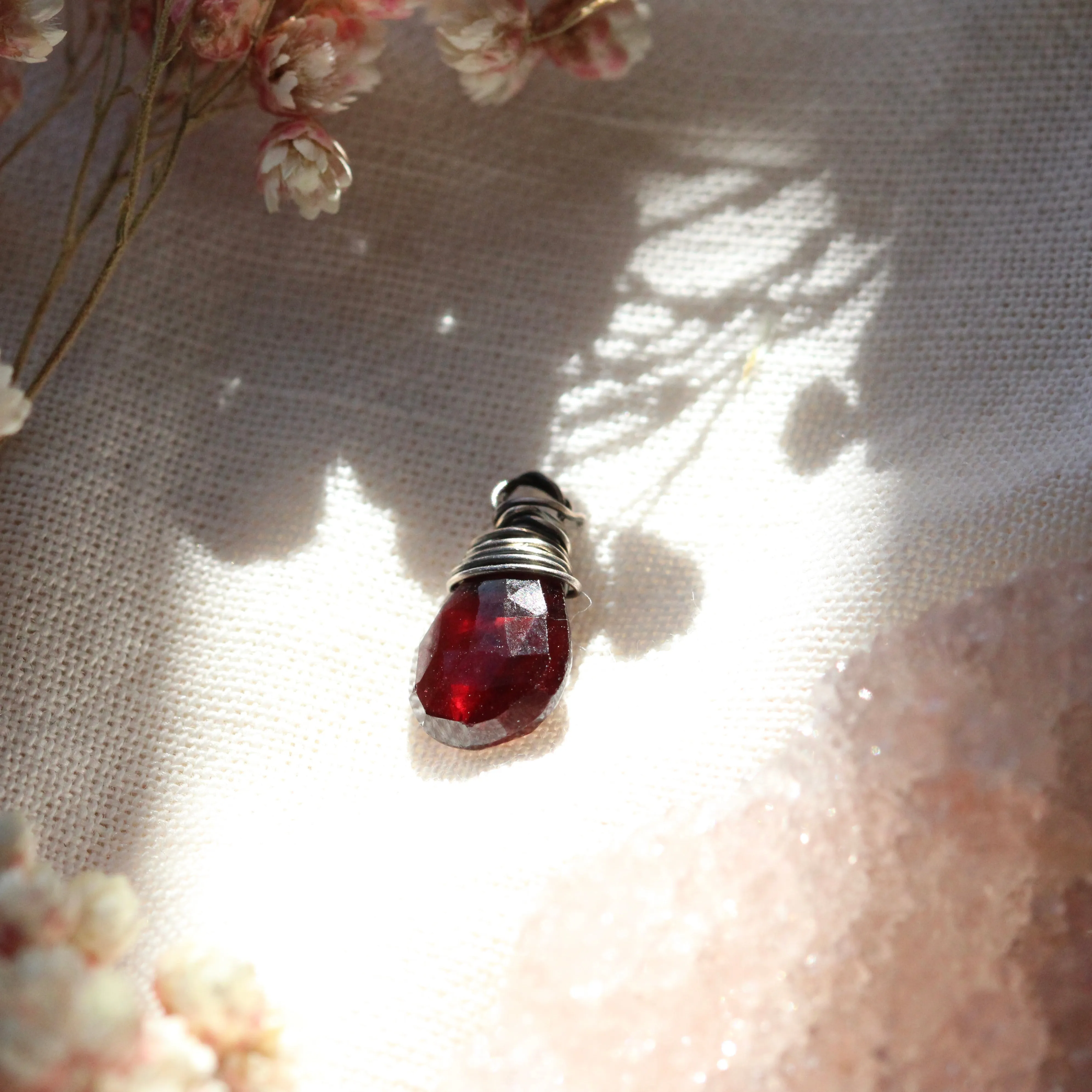 Gemstone Birthstone Drop for Charm Collector pendants