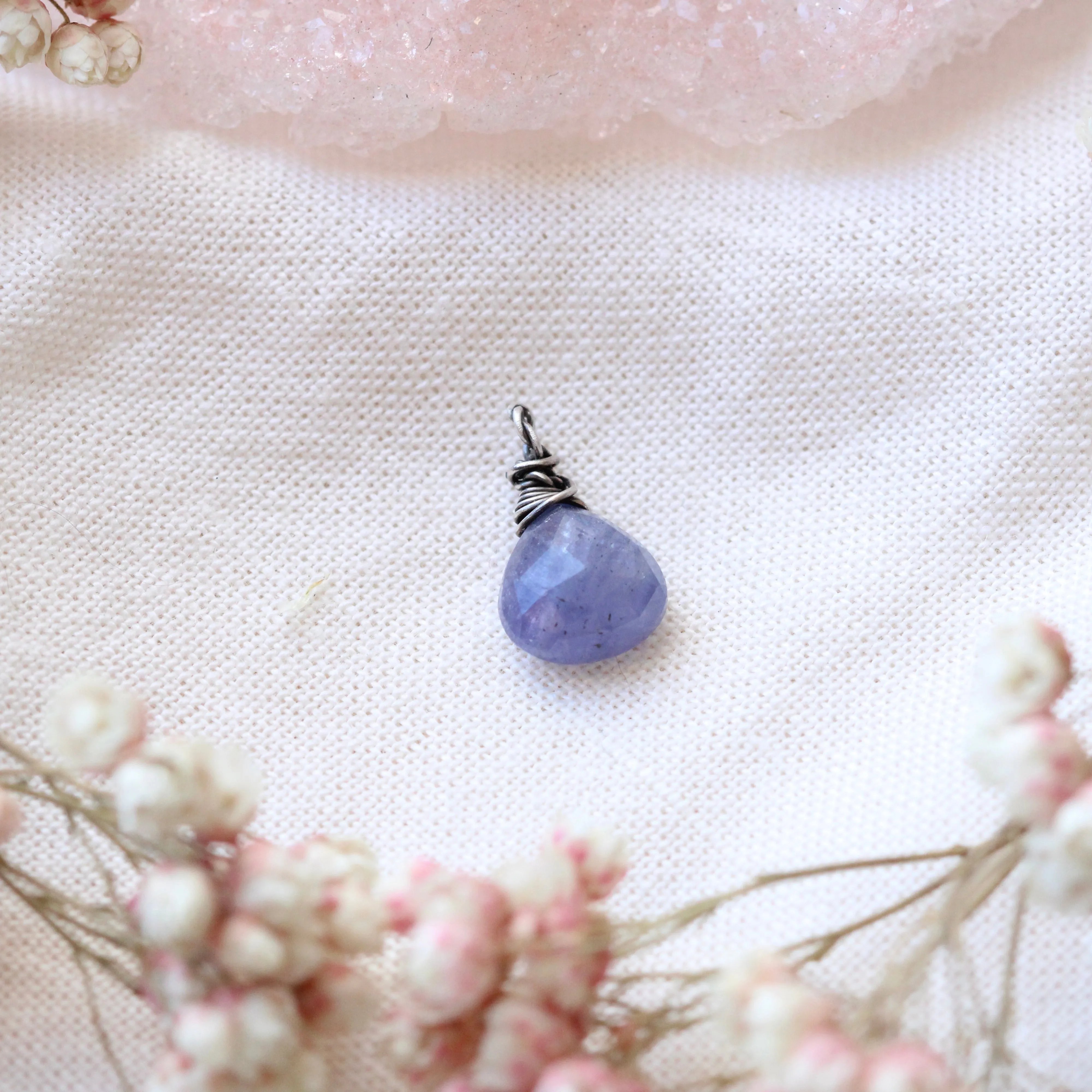 Gemstone Birthstone Drop for Charm Collector pendants