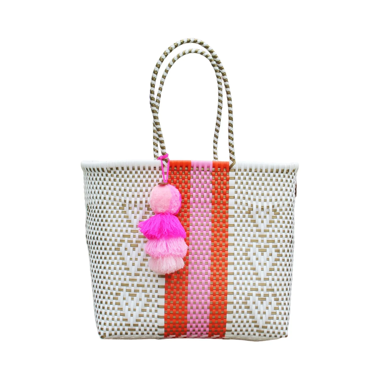 Giving Hearts Orange / Rose Citron Tote