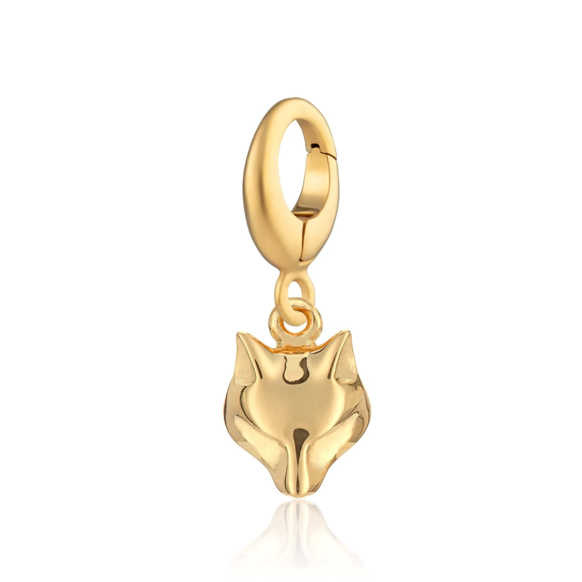 Gold Plated Fox Charm