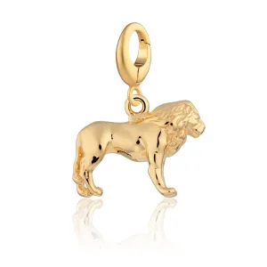 Gold Plated Lion Charm