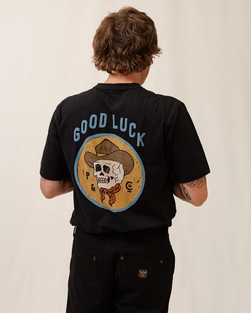 Good Luck T-Shirt - Washed Black