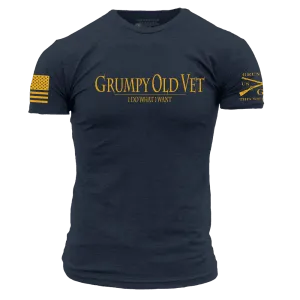 Grumpy Old Vet T-Shirt - Midnight Navy