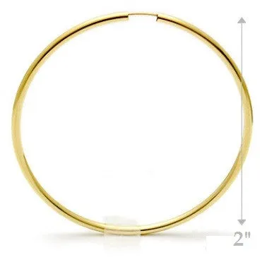 Handmade Gold Filled Endless Hoops