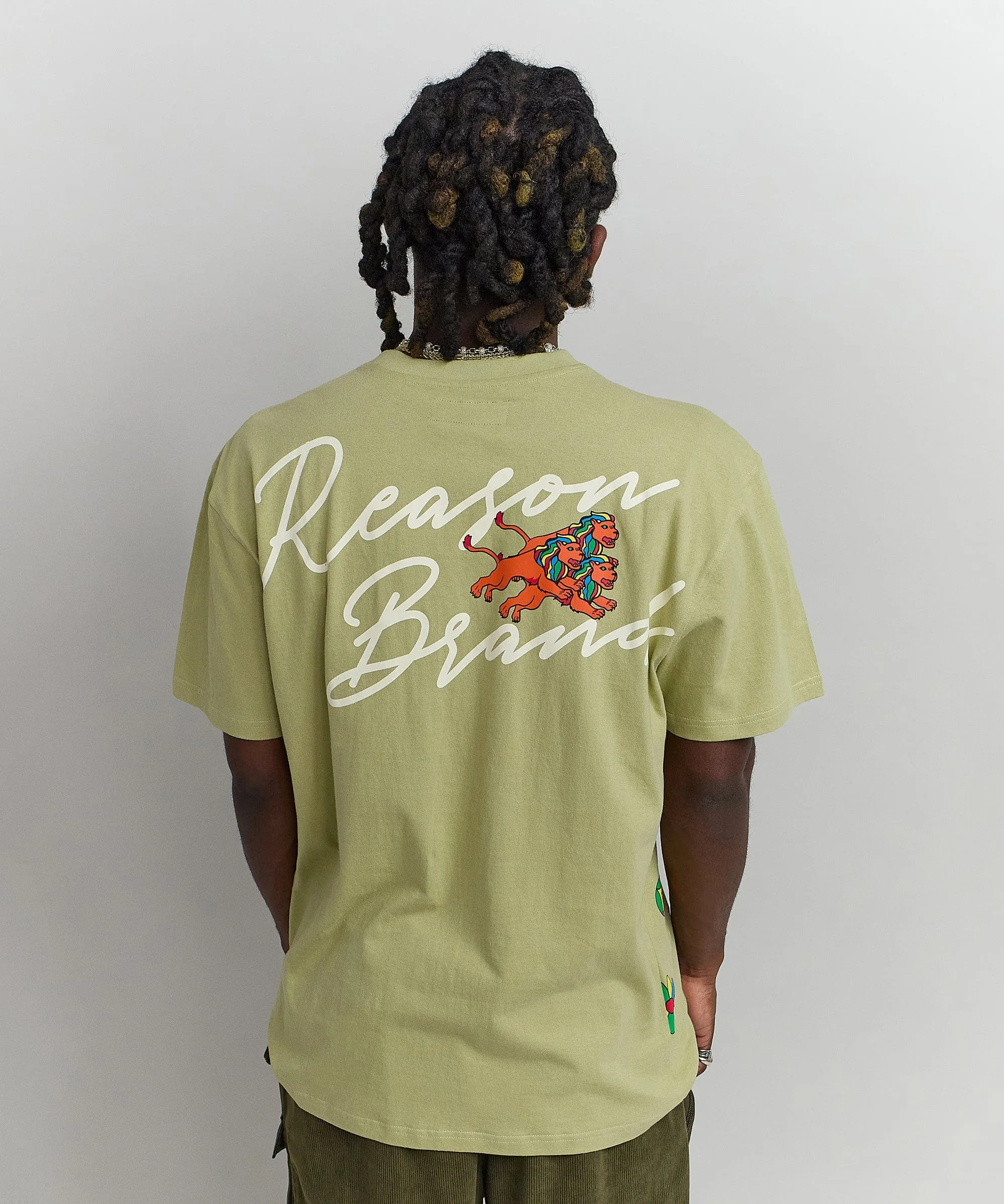 Heart Broken Short Sleeve Tee - Olive Green